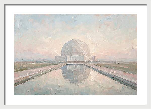 Massive White Marble Dome