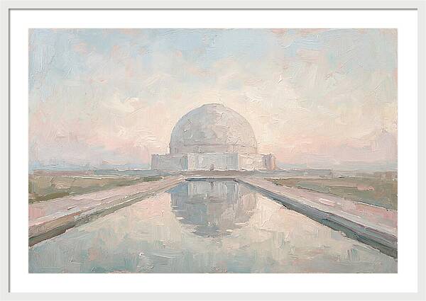 Massive White Marble Dome