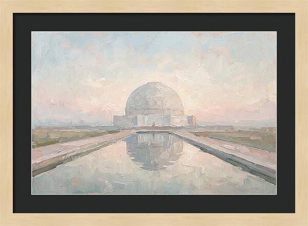Massive White Marble Dome
