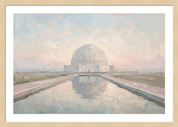 Massive White Marble Dome