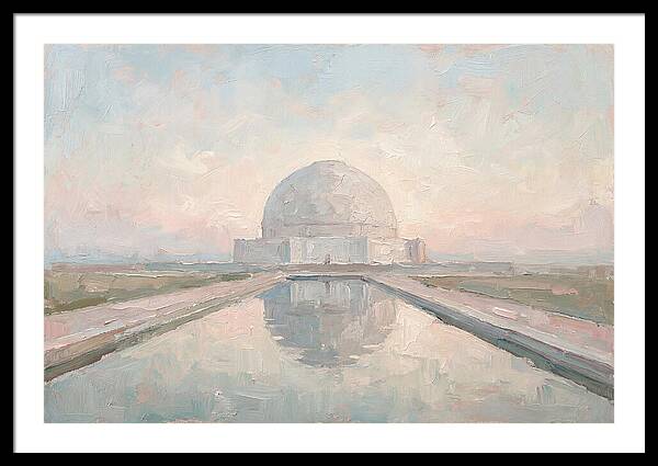 Massive White Marble Dome