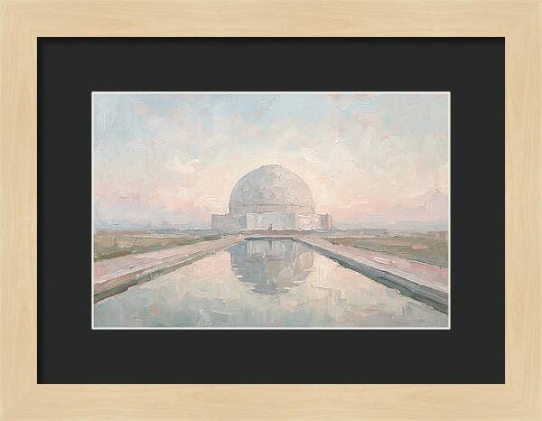 Massive White Marble Dome