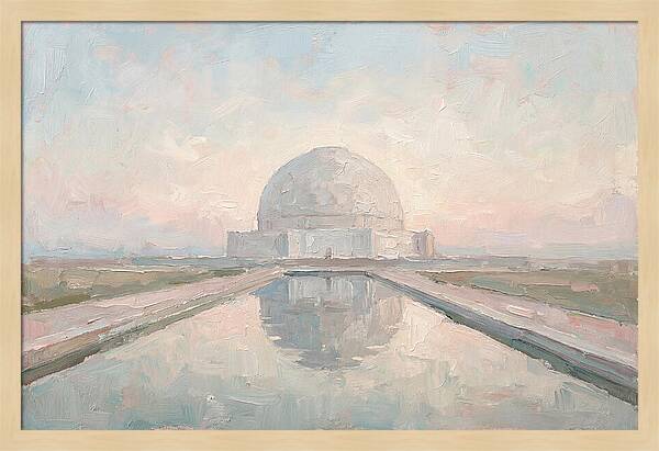 Massive White Marble Dome