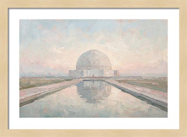 Massive White Marble Dome