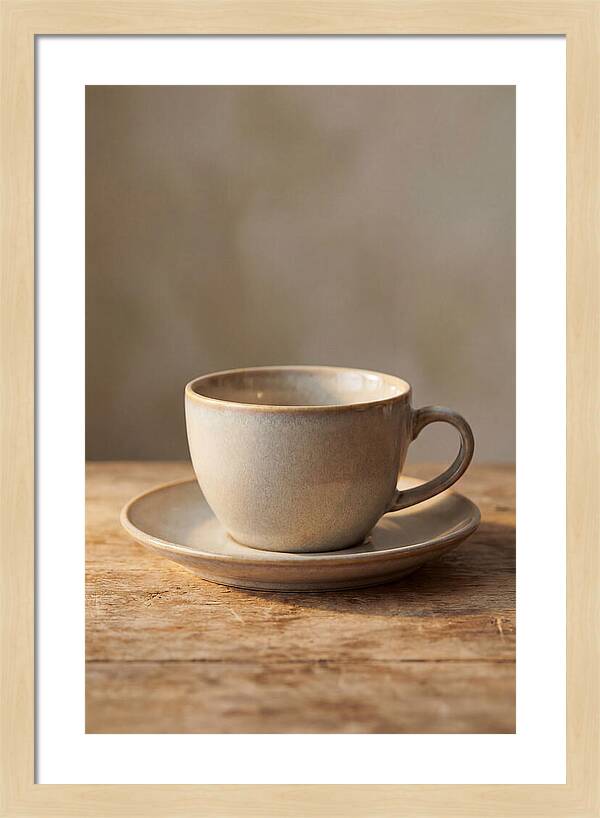 Matching Cup And Saucer Set