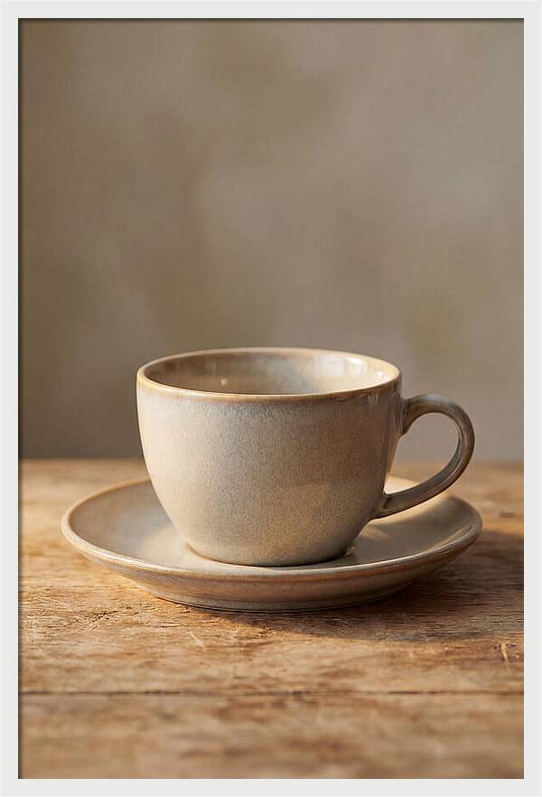 Matching Cup And Saucer Set