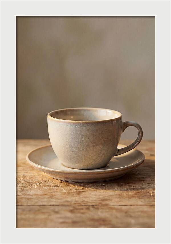 Matching Cup And Saucer Set