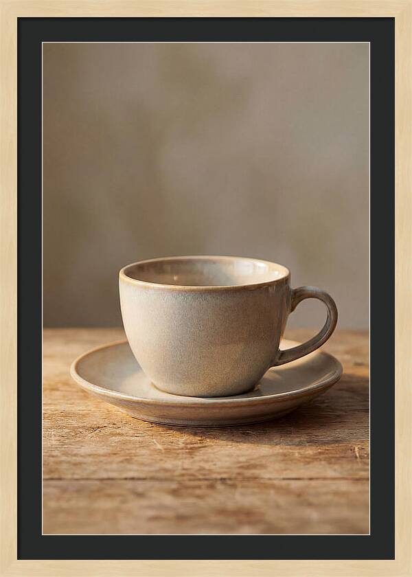 Matching Cup And Saucer Set