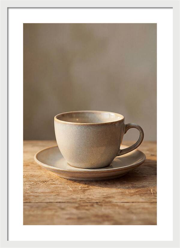 Matching Cup And Saucer Set