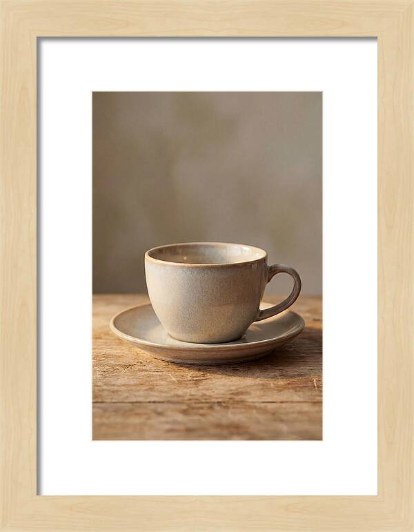 Matching Cup And Saucer Set