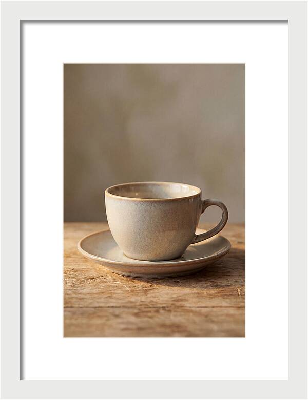 Matching Cup And Saucer Set