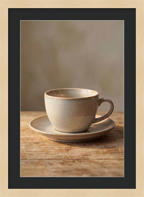 Matching Cup And Saucer Set