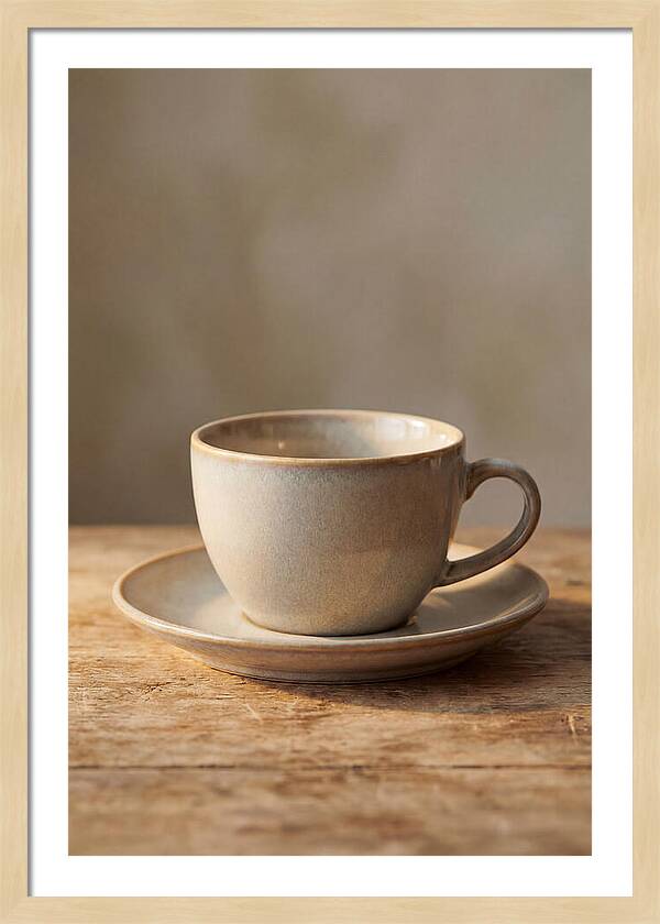 Matching Cup And Saucer Set