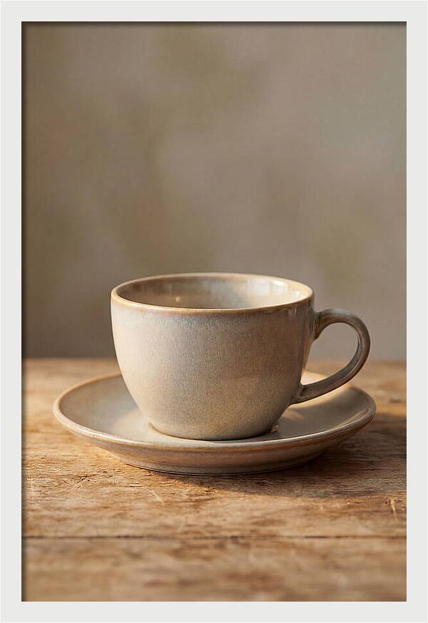 Matching Cup And Saucer Set