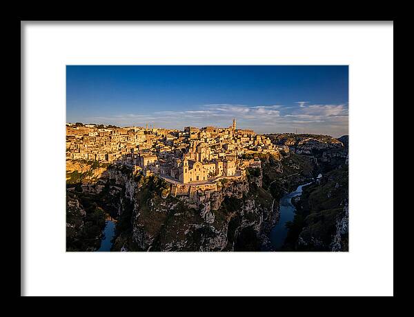 Matera From Across The Gravina Canyon