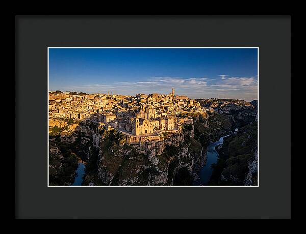 Matera From Across The Gravina Canyon