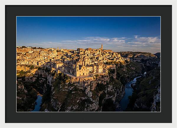 Matera From Across The Gravina Canyon