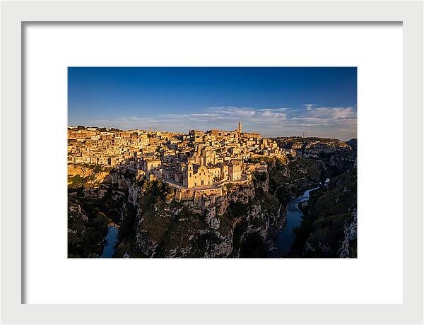Matera From Across The Gravina Canyon