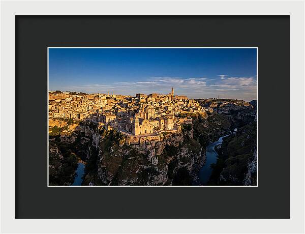Matera From Across The Gravina Canyon