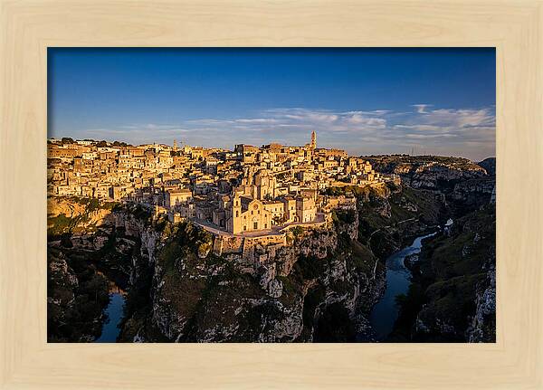 Matera From Across The Gravina Canyon