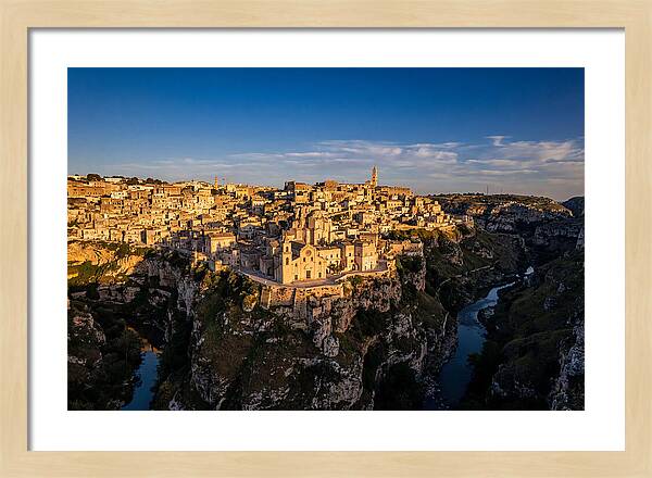 Matera From Across The Gravina Canyon