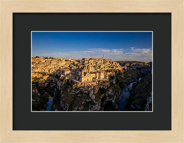 Matera From Across The Gravina Canyon