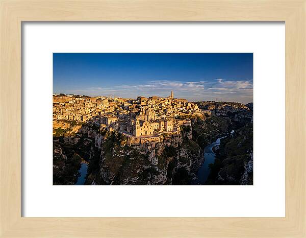 Matera From Across The Gravina Canyon