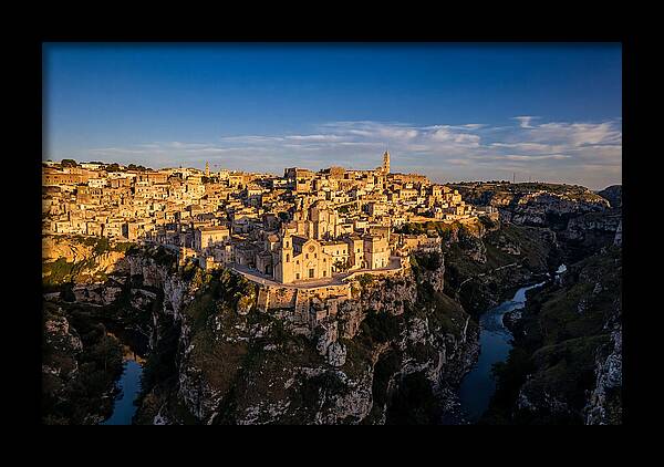 Matera From Across The Gravina Canyon