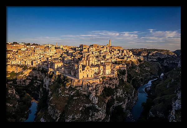 Matera From Across The Gravina Canyon