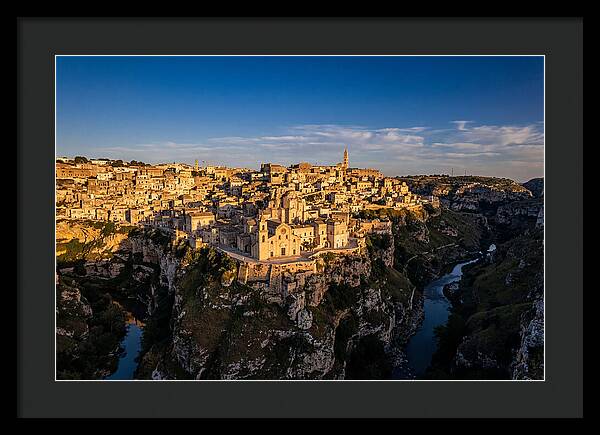 Matera From Across The Gravina Canyon