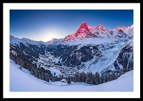 Matterhorn At Winter Sunrise