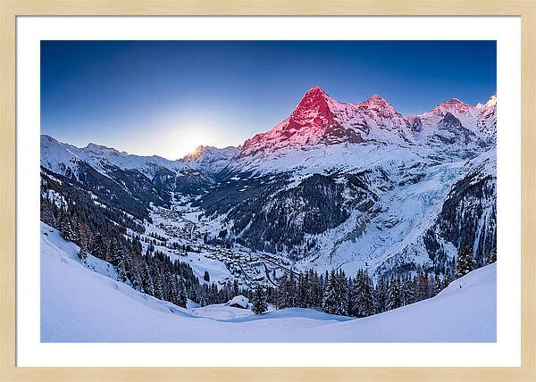Matterhorn At Winter Sunrise
