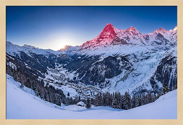 Matterhorn At Winter Sunrise