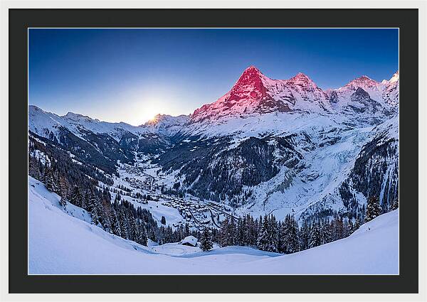 Matterhorn At Winter Sunrise