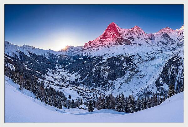 Matterhorn At Winter Sunrise