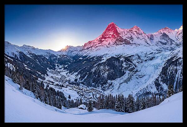 Matterhorn At Winter Sunrise