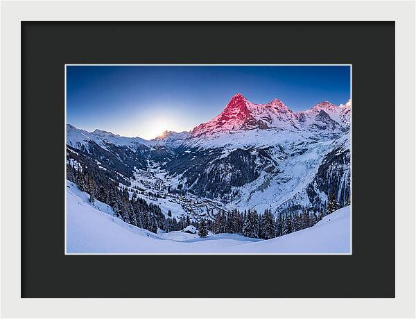 Matterhorn At Winter Sunrise