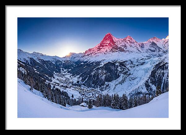 Matterhorn At Winter Sunrise
