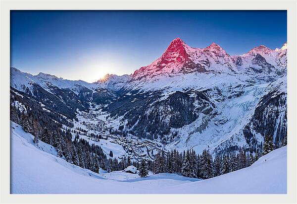 Matterhorn At Winter Sunrise