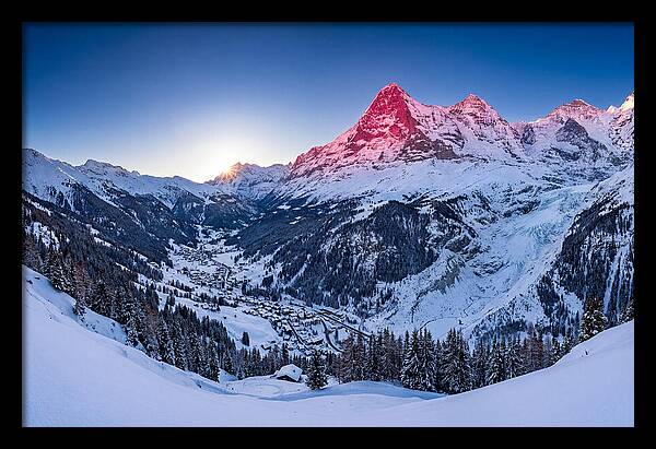 Matterhorn At Winter Sunrise