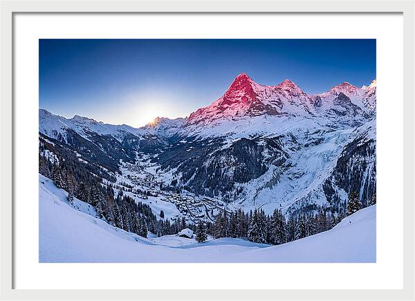 Matterhorn At Winter Sunrise