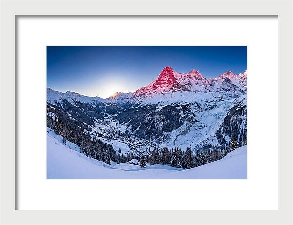 Matterhorn At Winter Sunrise
