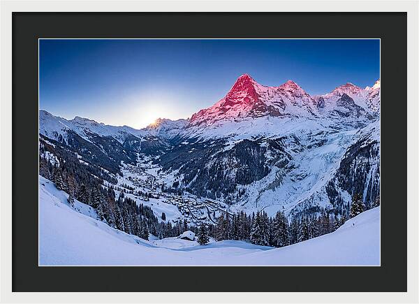 Matterhorn At Winter Sunrise