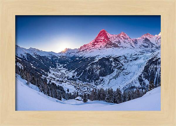 Matterhorn At Winter Sunrise