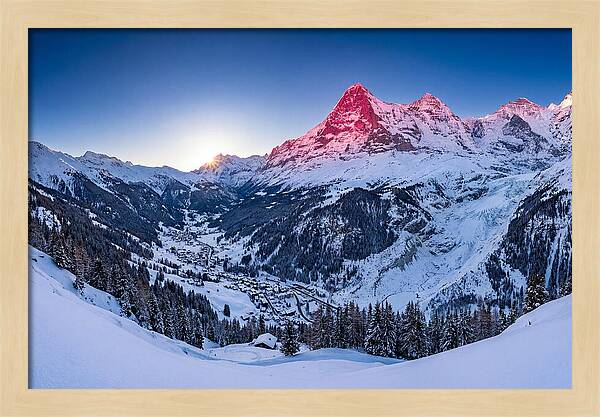 Matterhorn At Winter Sunrise
