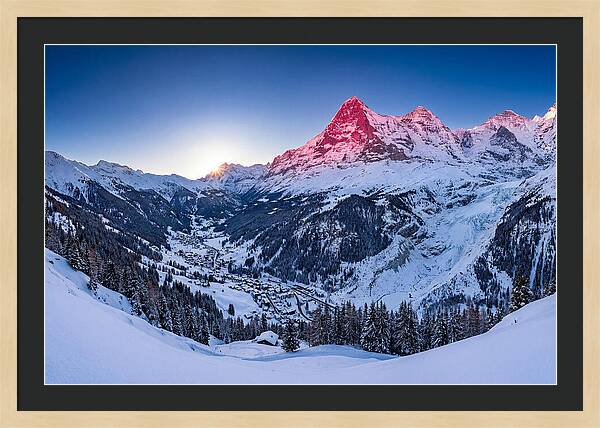 Matterhorn At Winter Sunrise