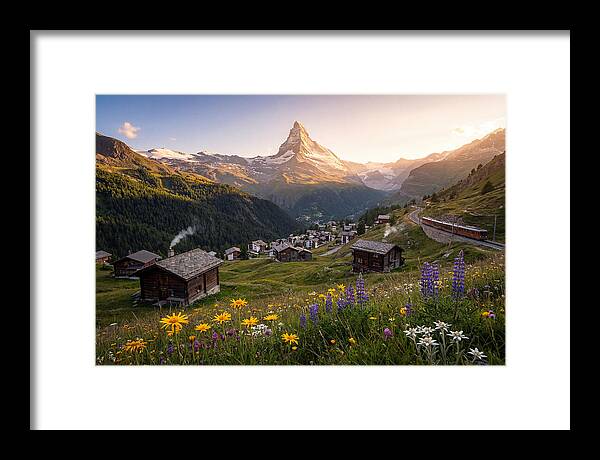 Matterhorn Over Zermatt Valley
