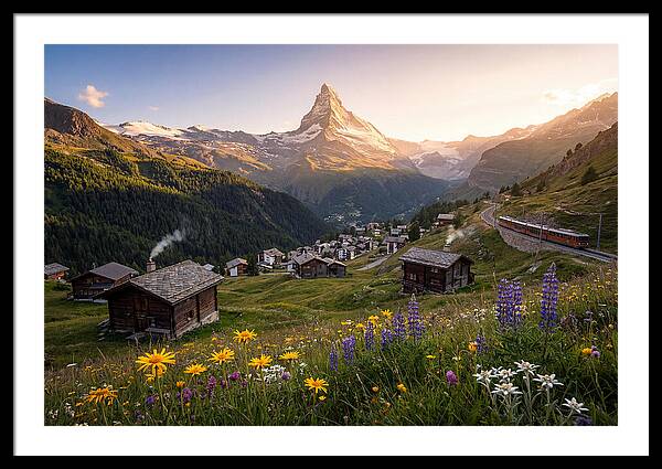 Matterhorn Over Zermatt Valley