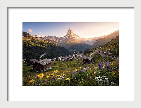 Matterhorn Over Zermatt Valley