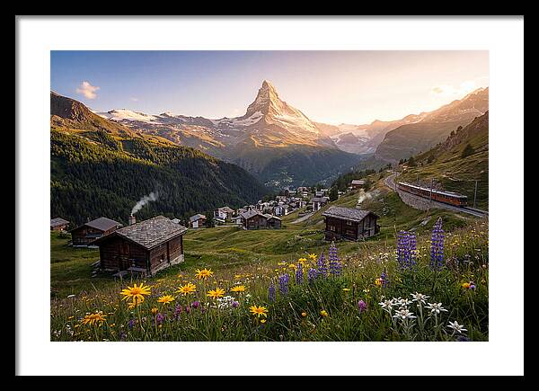 Matterhorn Over Zermatt Valley